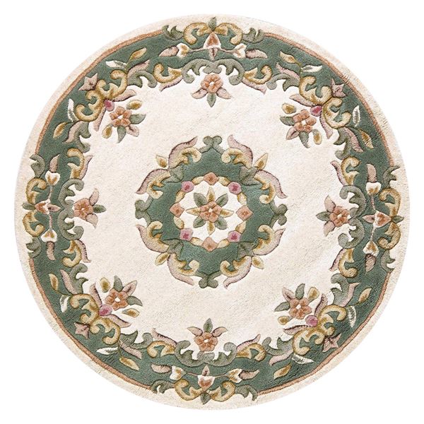 Royal Aubusson - Green Cream